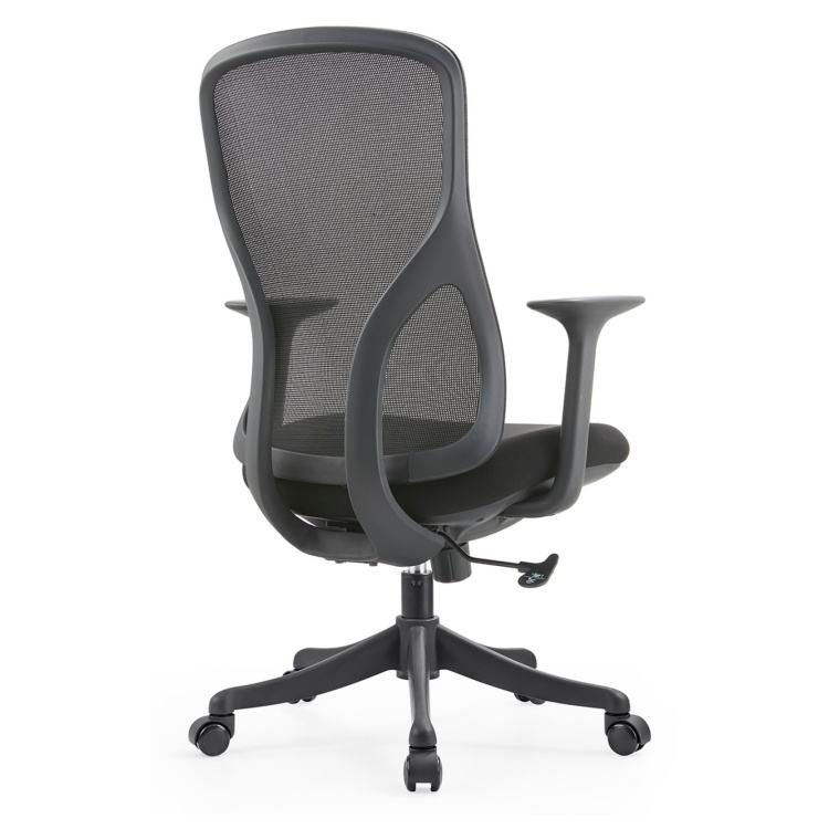 Comfortable Recliner Office Chair Contemporary Design Style Fabric Swivel Executive Ergonomic Chair with Mesh detail 6