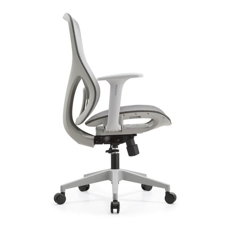 Ergonomic High Back Executive Office Chair Adjustable Armrests Swivel Modern Design Nylon Material detail 2