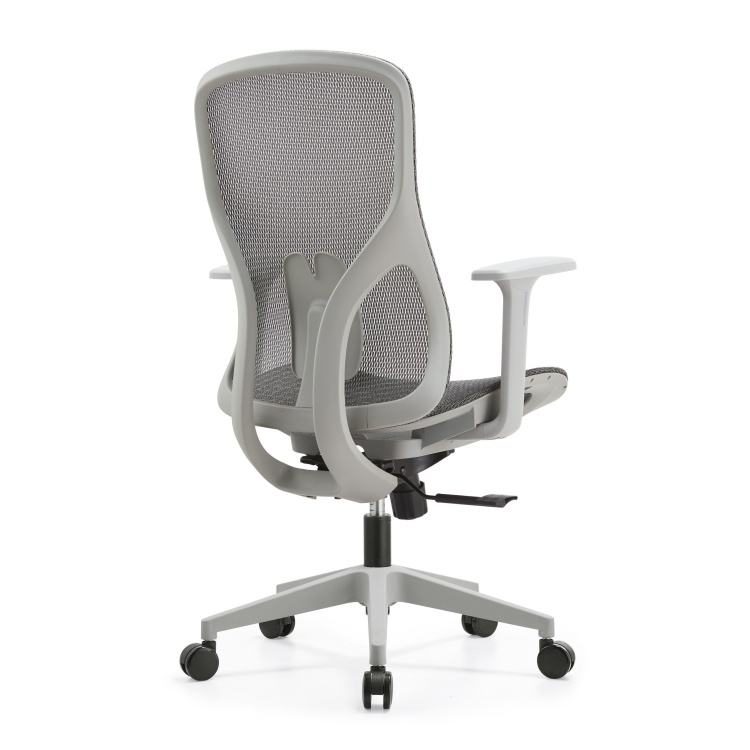 Ergonomic High Back Executive Office Chair Adjustable Armrests Swivel Modern Design Nylon Material detail 3