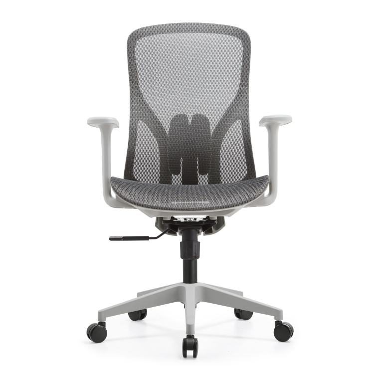 Ergonomic High Back Executive Office Chair Adjustable Armrests Swivel Modern Design Nylon Material detail 5