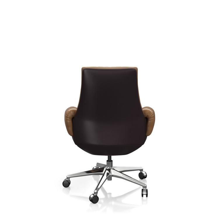 Premium Modern Office Chair Meeting Room Plywood Swivel Rocking Chair Comfortable Armrest Guest Height Adjustment for Commercial detail 2