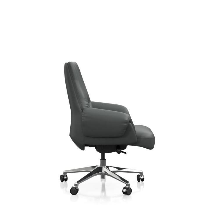 Premium Modern Office Chair Meeting Room Plywood Swivel Rocking Chair Comfortable Armrest Guest Height Adjustment for Commercial detail 3
