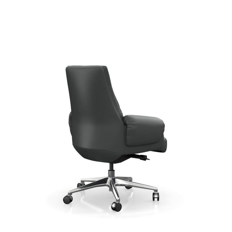 Premium Modern Office Chair Meeting Room Plywood Swivel Rocking Chair Comfortable Armrest Guest Height Adjustment for Commercial detail 5