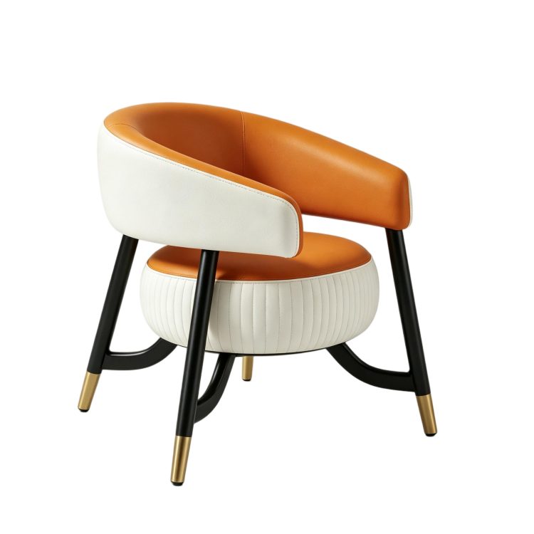 Modern Wood Leisure Chair- Orange Xipi Model HA251 for Living Room detail 3