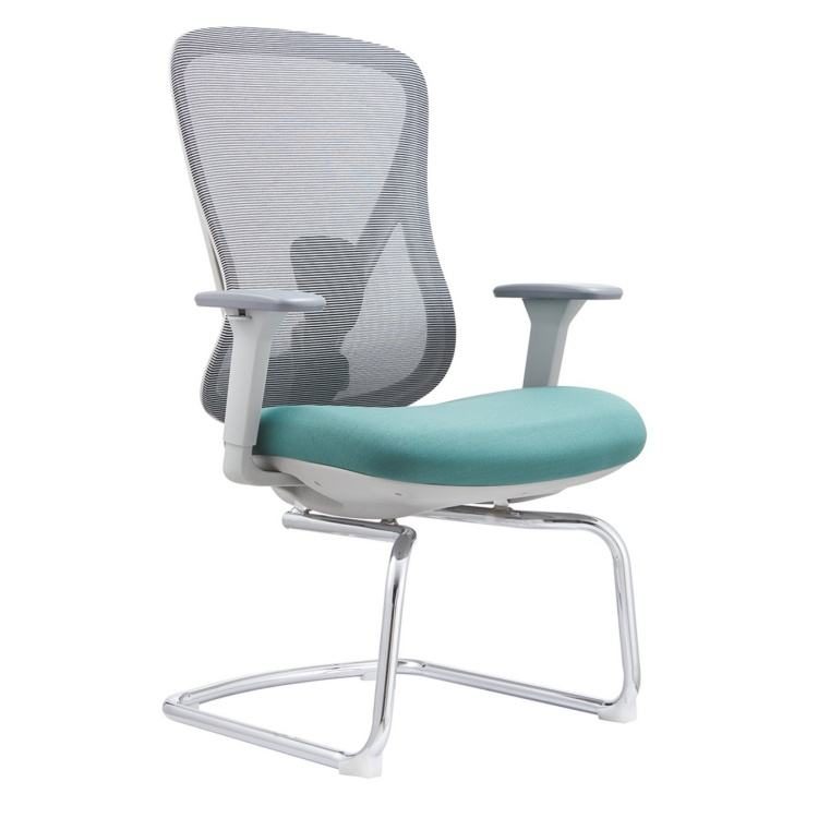 Modern Ergonomic Mesh Office Chair with Adjustable Height Fixed Armrest Nylon Frame-Home Office Use detail 2