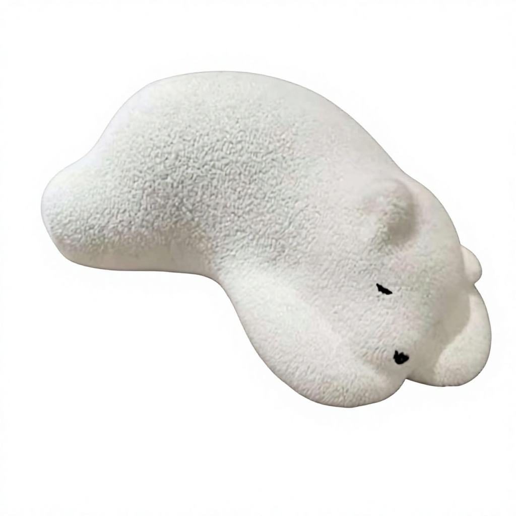 The Sleeping Bear-Cozy Lounge Chair with Steel Frame, Molded PU Foam & 3D Knitted Fabric, Soft Durable Design detail 1
