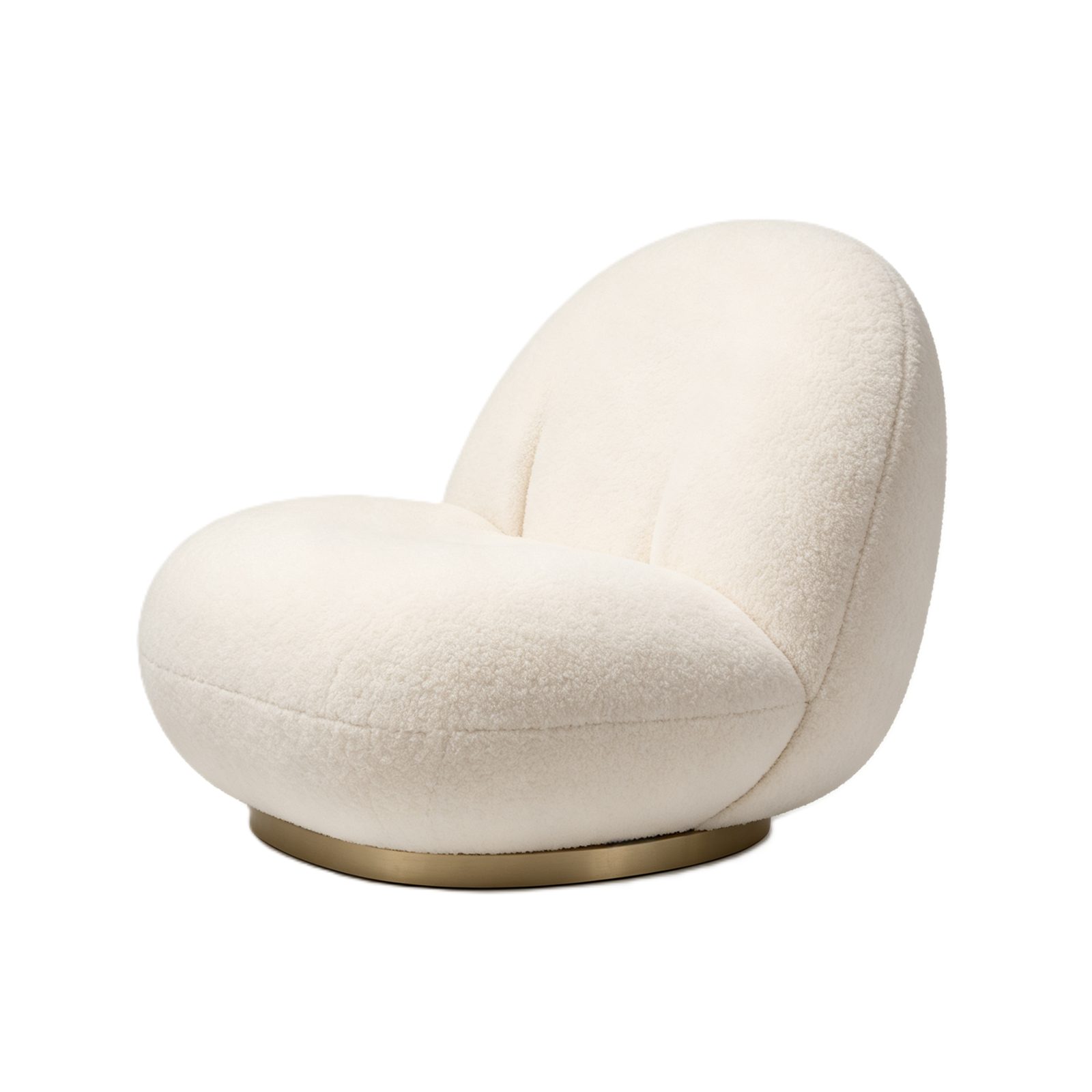 Soft Leisure Sofa with Stretch Fabric & Teddy Fabric Option, Stainless Steel Titanium Legs detail 3