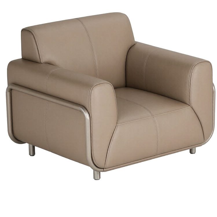 High Quality Leather Modern Office Sofa Set-Xipi Wear Atmosphere for Home Office & Living Room Reception Area detail 1