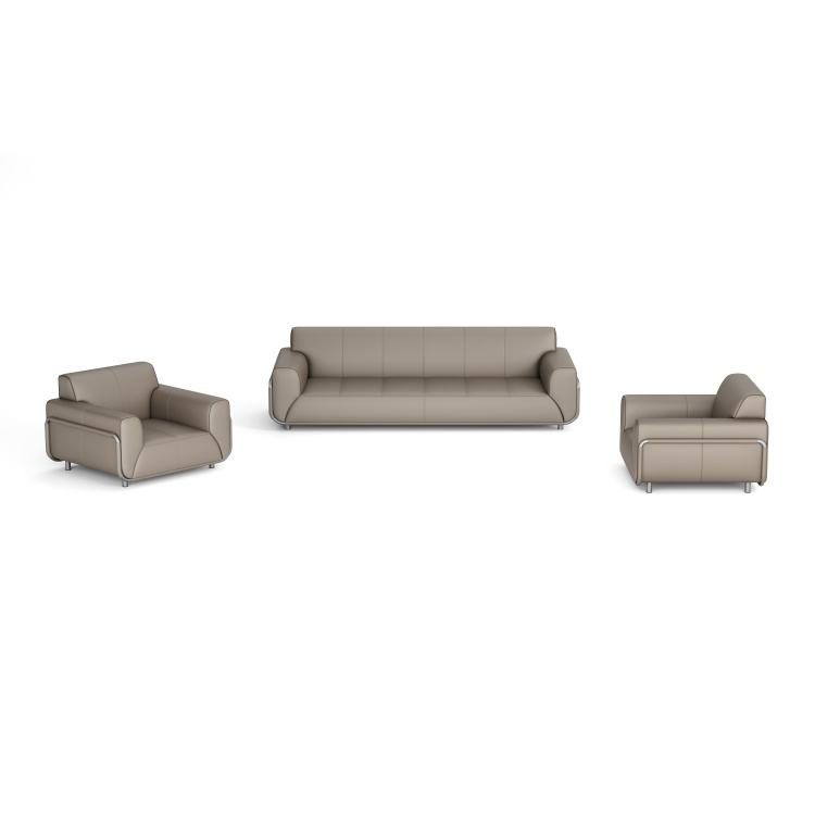 High Quality Leather Modern Office Sofa Set-Xipi Wear Atmosphere for Home Office & Living Room Reception Area detail 2