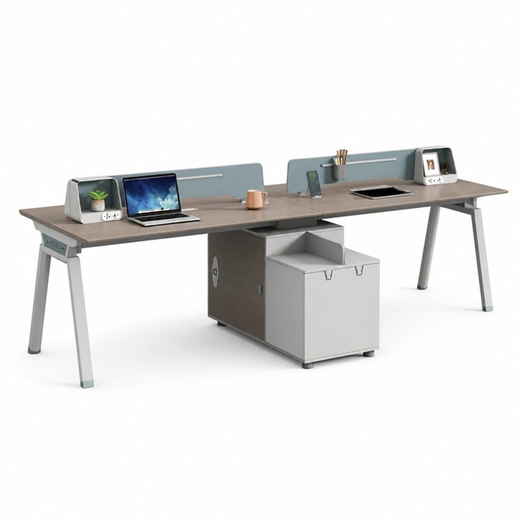 Modern Ergonomic Durable Fancy Wooden Work Station Computer Desk for Office and School Use detail 3