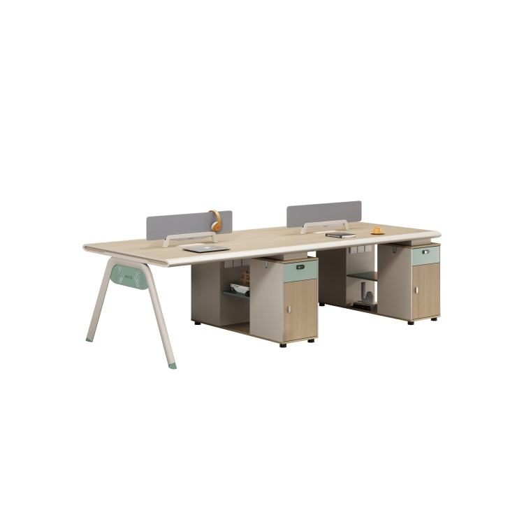 Office Desk & Chair Set with Privacy Screens Collaboration and Privacy Solutions for Open Office Spaces detail 1