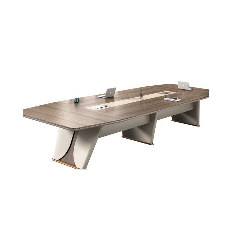 Conference Chair-Bevel Edge Process-High Quality Wood Plate-Multi-Function Socket Charging Box Modern Design Eco-Friendly detail 3