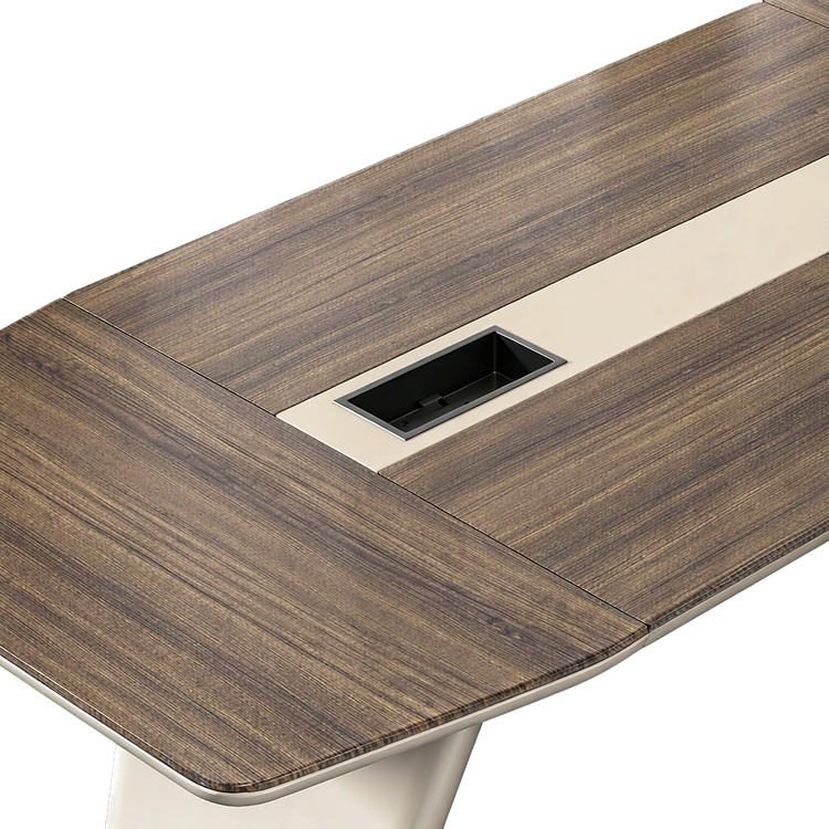 Conference Chair-Bevel Edge Process-High Quality Wood Plate-Multi-Function Socket Charging Box Modern Design Eco-Friendly detail 4