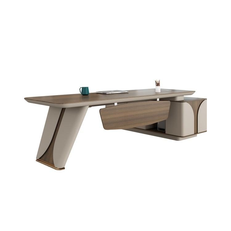 Best Seller Modern Convertible L-Shaped Executive Office Desk for CEO Manager Director Boss detail 1