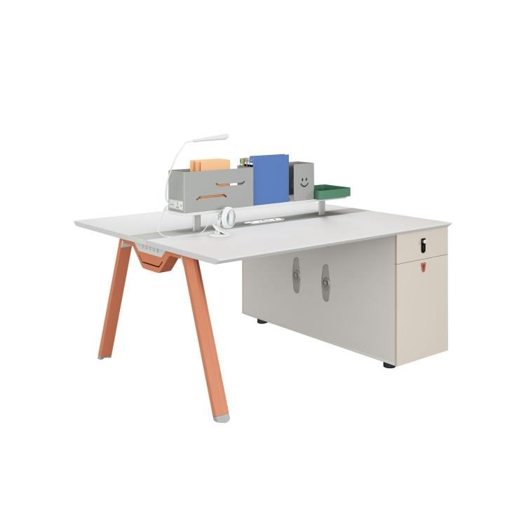 High Quality Custom Modern Wooden Luxury Modular Computer Table Executive Commercial Office Workstation Desk detail 1