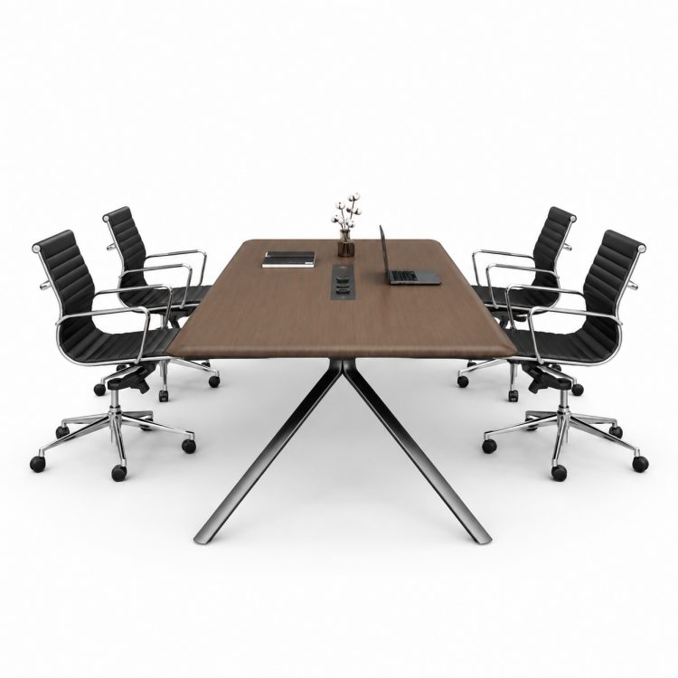 Wood Conference Table-Modern Design Durable & Eco-Friendly with Thickened Blister Process detail 1