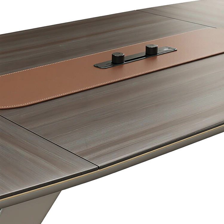 Modern Durable Executive Conference Table-Hollow Bevel Wood Paint Special Bonding Board Eco-Friendly Environmental Protection detail 3