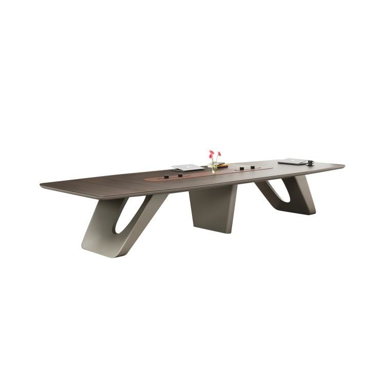 Modern Durable Executive Conference Table-Hollow Bevel Wood Paint Special Bonding Board Eco-Friendly Environmental Protection detail 4
