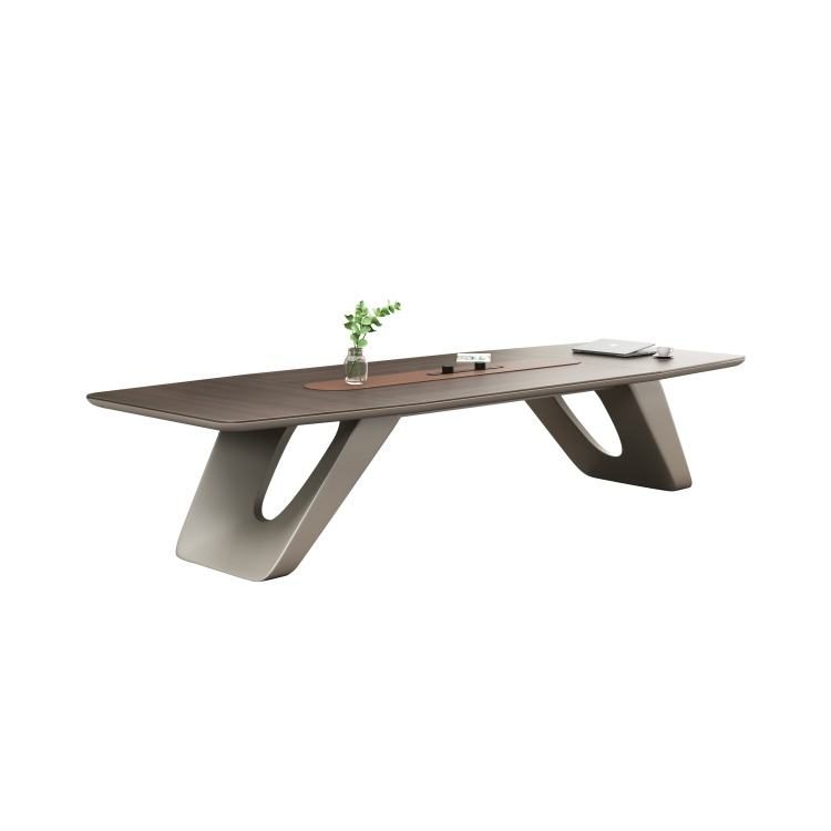 Modern Durable Executive Conference Table-Hollow Bevel Wood Paint Special Bonding Board Eco-Friendly Environmental Protection detail 5