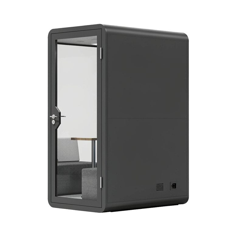 Modern Steel Negotiation Cabin for 4-6 Persons-Office Building & Home Office Use-5-Layer Soundproofing Excluding Cabin Furniture detail 5