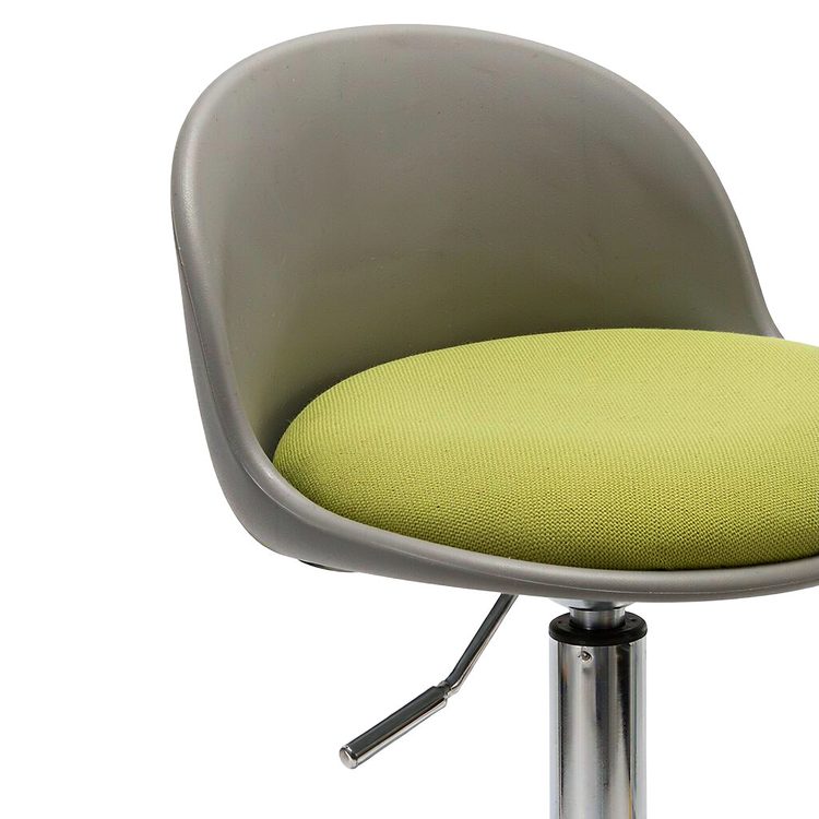 Adjustable Bar Stool - Simple Luxury High Chair with Swivel & Backrest Custom Leather High Quality Stool detail 2