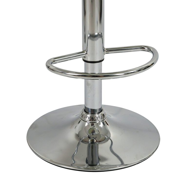 Adjustable Bar Stool - Simple Luxury High Chair with Swivel & Backrest Custom Leather High Quality Stool detail 3