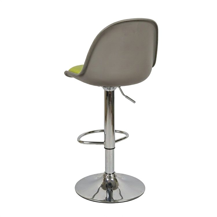 Adjustable Bar Stool - Simple Luxury High Chair with Swivel & Backrest Custom Leather High Quality Stool detail 5