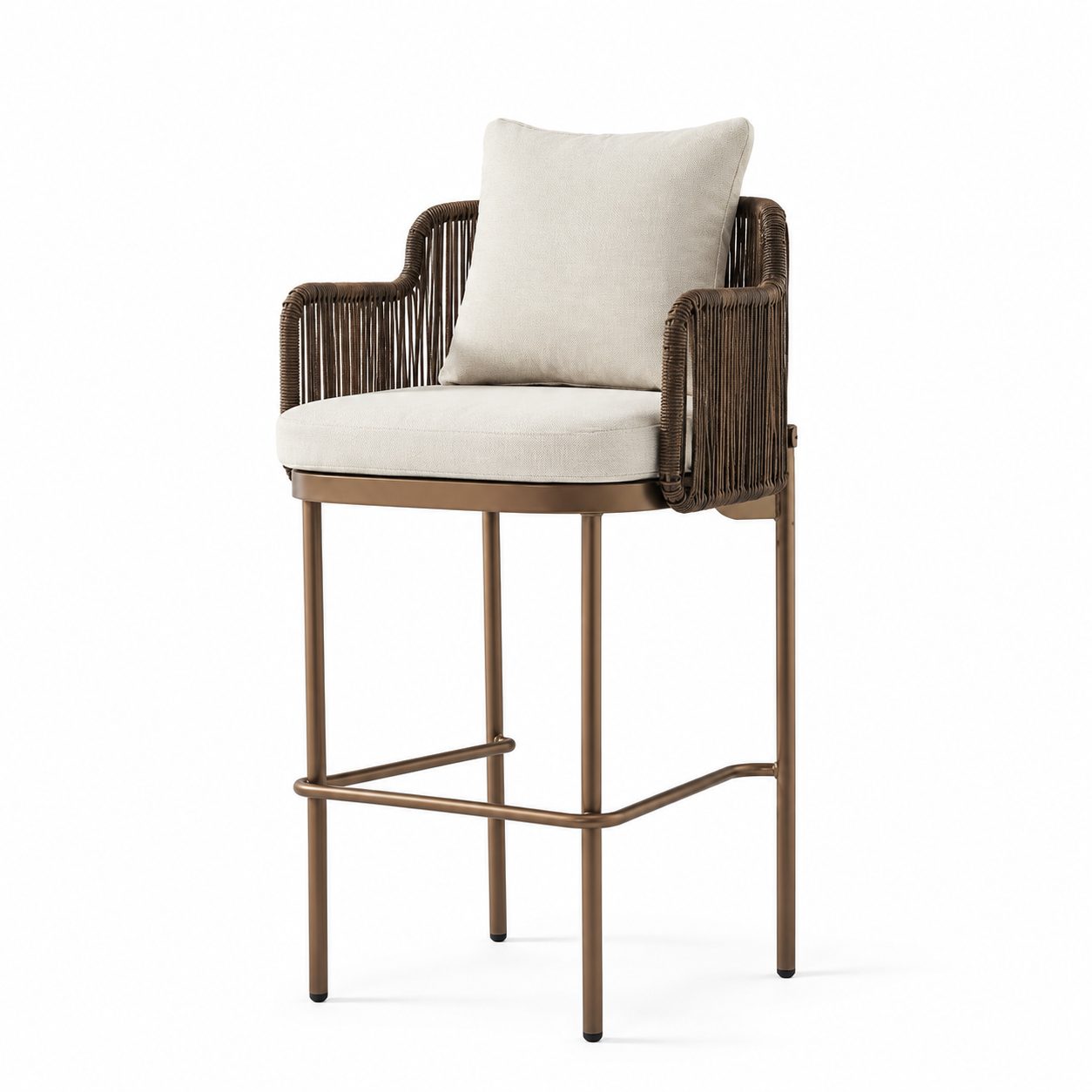 Contemporary Modern Outdoor Aluminum Chair Set for Restaurant Dining Room Patio Garden-Waterproof Contemporary Modern Outdoor detail 1