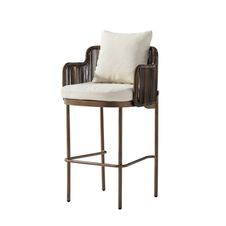Contemporary Modern Outdoor Aluminum Chair Set for Restaurant Dining Room Patio Garden-Waterproof Contemporary Modern Outdoor detail 3