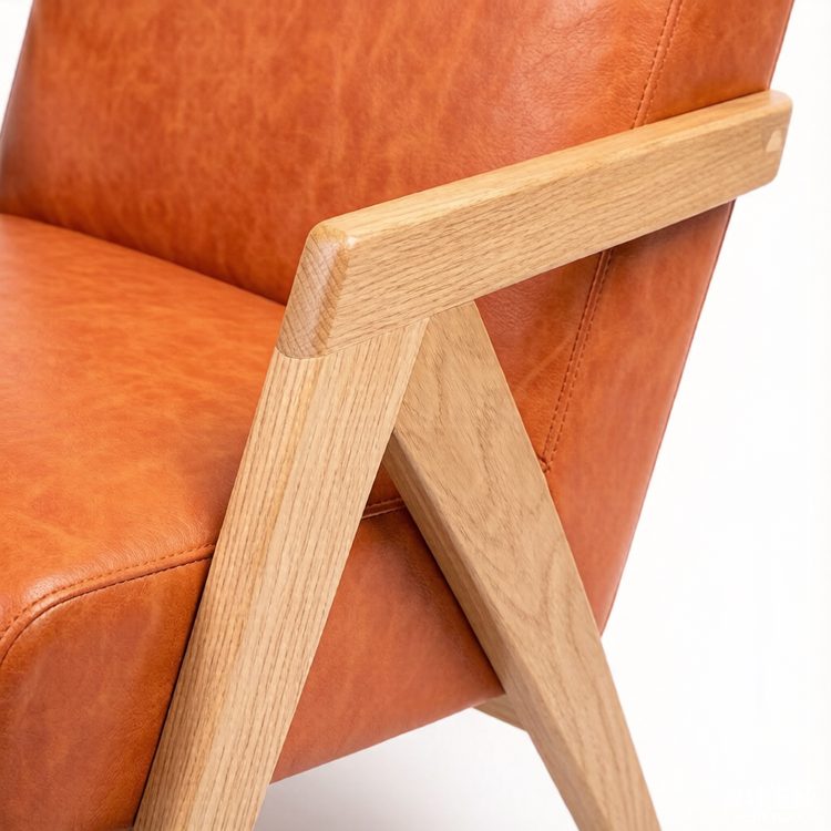 High Quality Ash Tripod Leisure Chair Xipi for Office and Leisure Areas detail 2