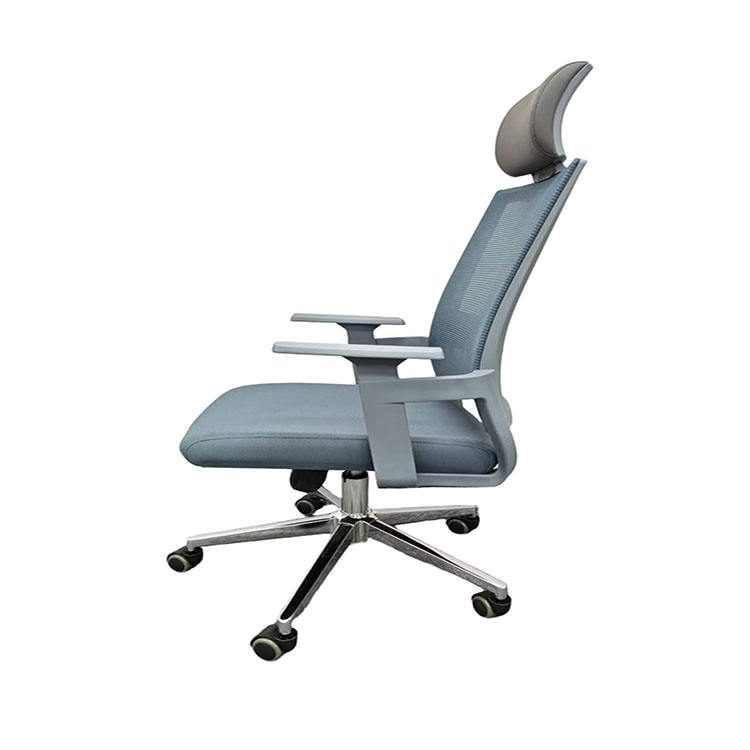 Ergonomic Office Chair with Curved Sponge Headrest for Staff detail 2