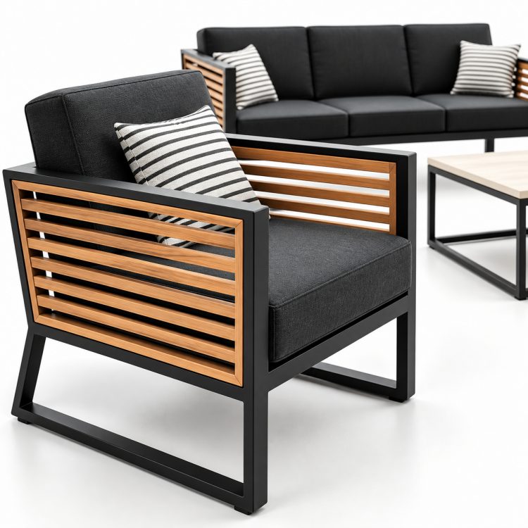 Modern Outdoor Patio Furniture Comfortable Garden Terrace Balcony Backyard Seating Group Living Room Hotel Bedroom Courtyard detail 4