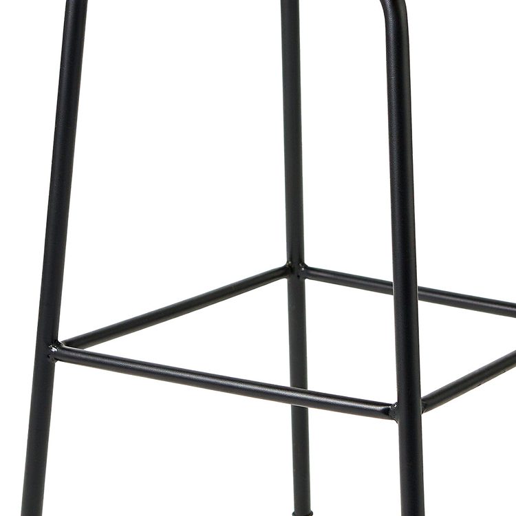 Whole Sale Price High-density Foam Seat Bistro bar Stool Steel Legs bar Chairs Leather Colorful for Office Pantry detail 5