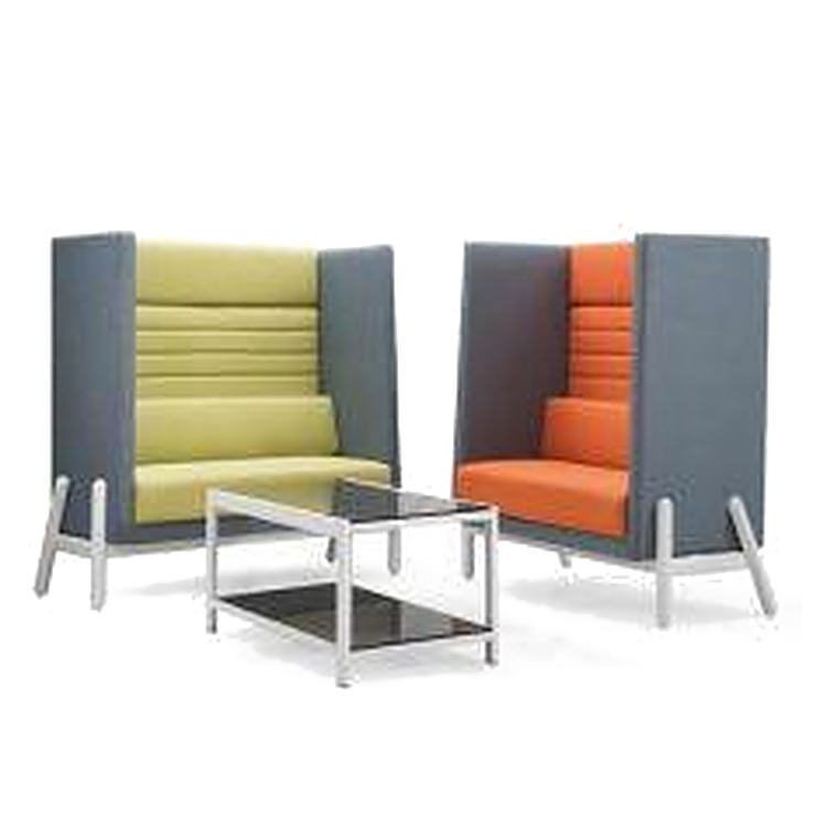 Leisure Sofa Partition Area for Negotiation Cabin High Rebound Performance Solid Wood Inner Frame Modern Design Eco-Friendly detail 1