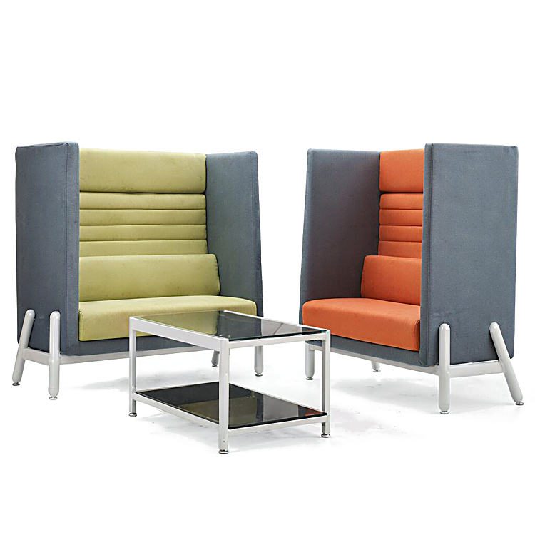 Leisure Sofa Partition Area for Negotiation Cabin High Rebound Performance Solid Wood Inner Frame Modern Design Eco-Friendly detail 2