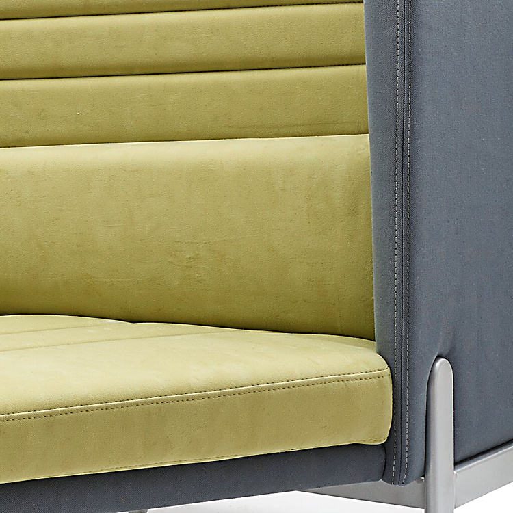 Leisure Sofa Partition Area for Negotiation Cabin High Rebound Performance Solid Wood Inner Frame Modern Design Eco-Friendly detail 3