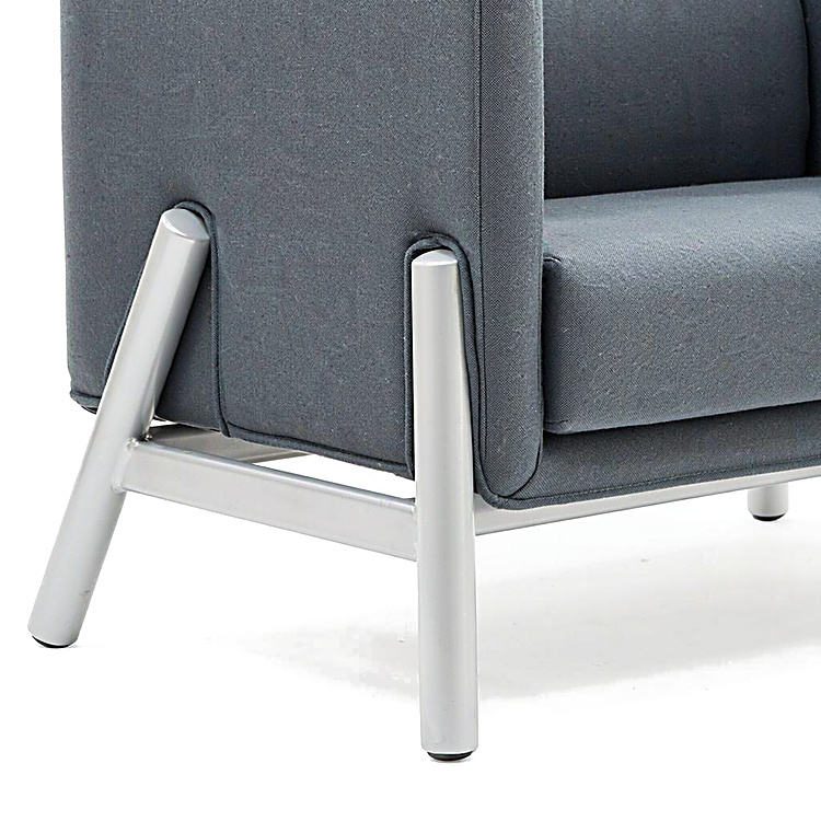 Leisure Sofa Partition Area for Negotiation Cabin High Rebound Performance Solid Wood Inner Frame Modern Design Eco-Friendly detail 4