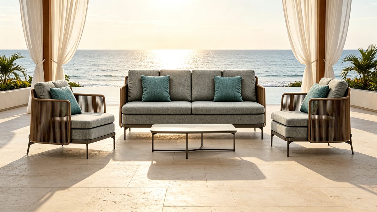 Modern Luxury Design Outdoor Furniture Set Outdoor Lounge Furniture Wicker Outdoor Furniture detail 5