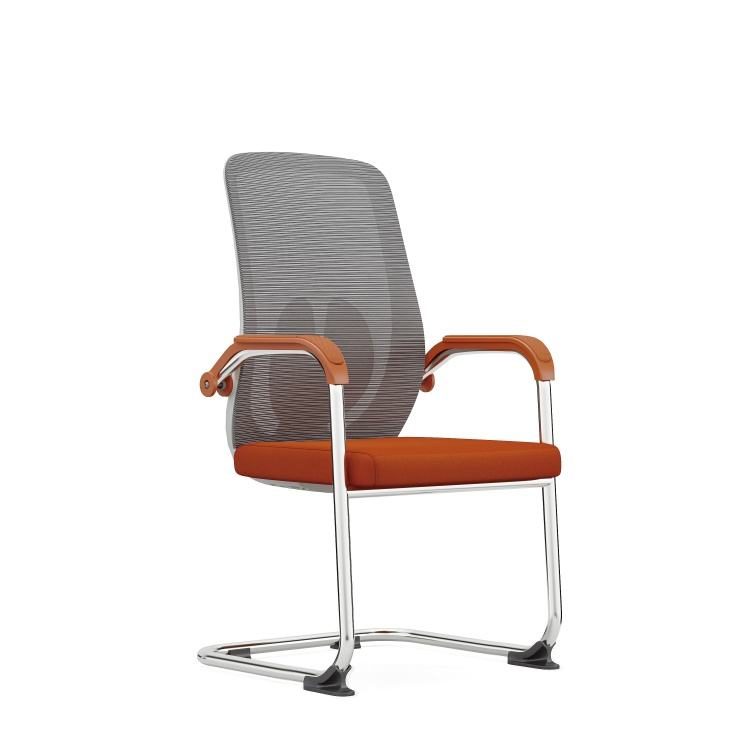 Modern Training Chair-PP Plus Glass Fiber Frame-High Density Cotton-Advanced Electroplating-Office Use Commercial Furniture detail 1