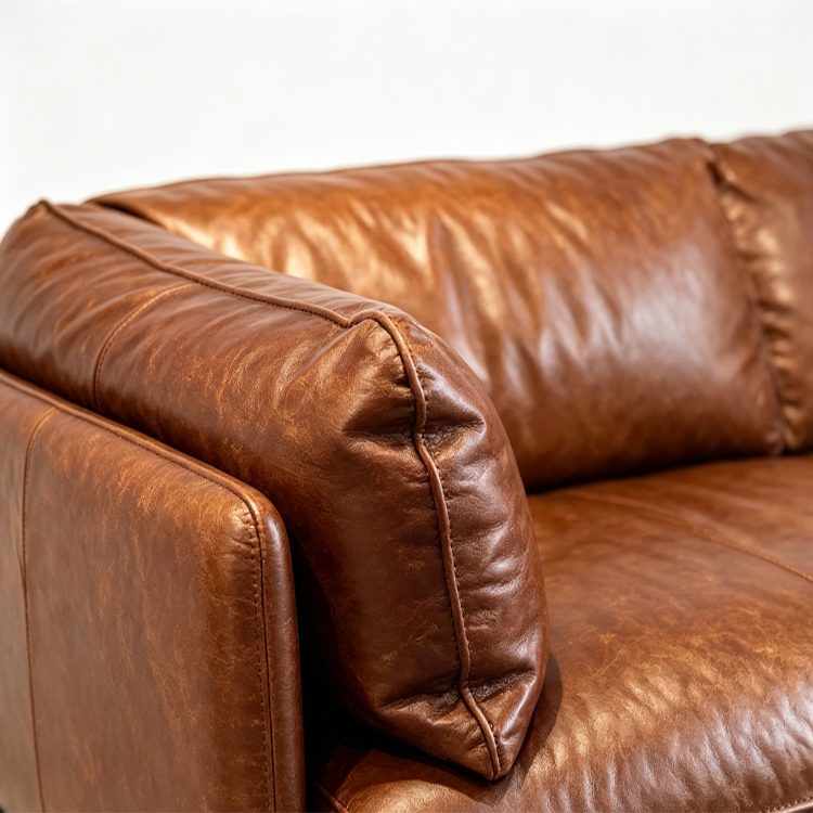 High Quality Leather Office Sofa Set-Modern Design for Home Office High Density Sponge High-End Comfort detail 2