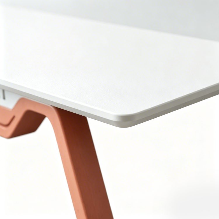 Conference Table-Morandi Orange Colorblock System-Eco-Friendly Wood Modern Design Multi-Functional Simple and Durable detail 3