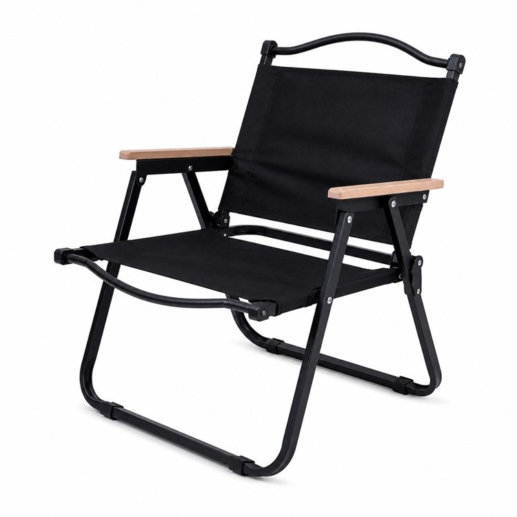 Adjustable Kermit Iron Wood Fold Breathable Portable Chair Patio Park Camping Travel Wholesale Custom Outdoor Leisure Seat Gears detail 6