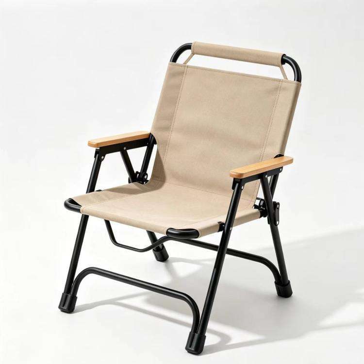 Custom 600D Oxford Modern Iron Portable Hiking Travel Picnic Kermit Armchair Outdoor Furniture Fishing Beach Folding Camping detail 2