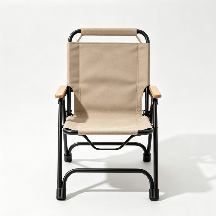Custom 600D Oxford Modern Iron Portable Hiking Travel Picnic Kermit Armchair Outdoor Furniture Fishing Beach Folding Camping detail 3