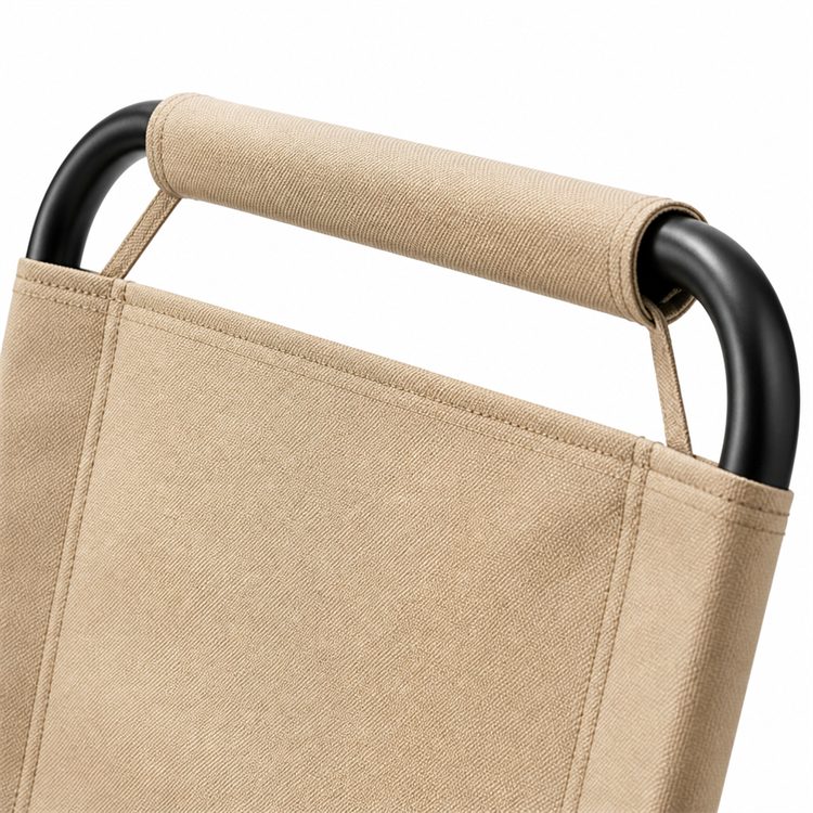 Custom 600D Oxford Modern Iron Portable Hiking Travel Picnic Kermit Armchair Outdoor Furniture Fishing Beach Folding Camping detail 5