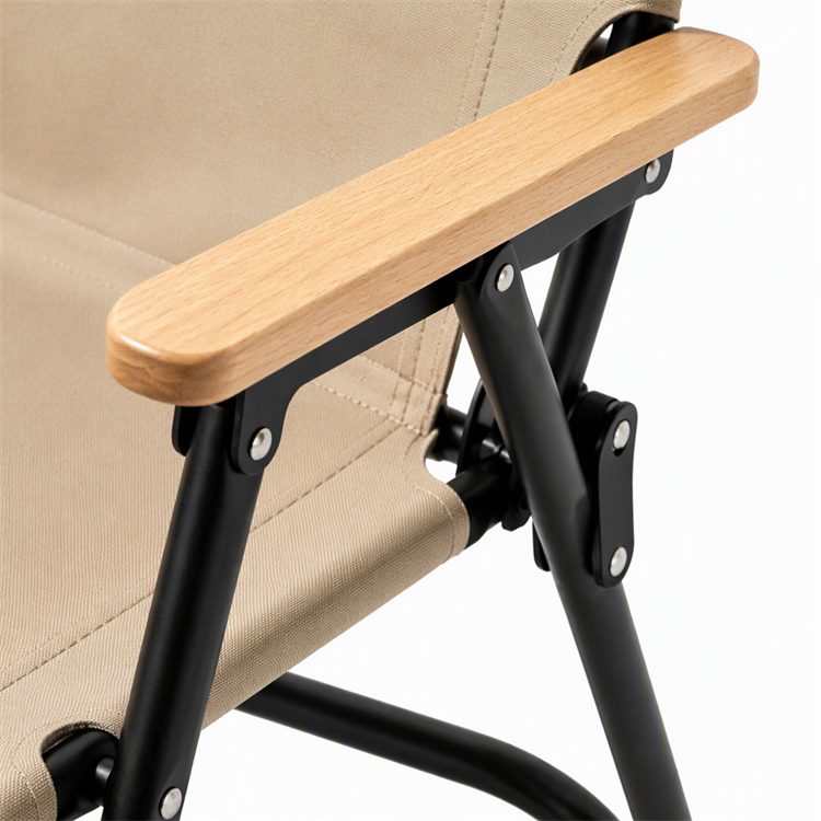 Custom 600D Oxford Modern Iron Portable Hiking Travel Picnic Kermit Armchair Outdoor Furniture Fishing Beach Folding Camping detail 6