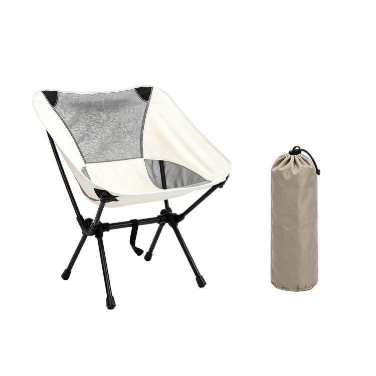 Factory Lightweight Durable Camping Chairs Folding Moon Hiking Foldable Backpack Fishing Ultralight Outdoor Furniture detail 1