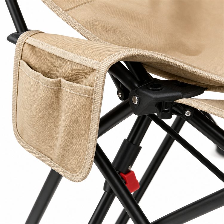 Wholesale Modern Portable Three-level Backrest Breathable Oxford Fabric Garden Park Outdoor Furniture Iron Frame Folding detail 6