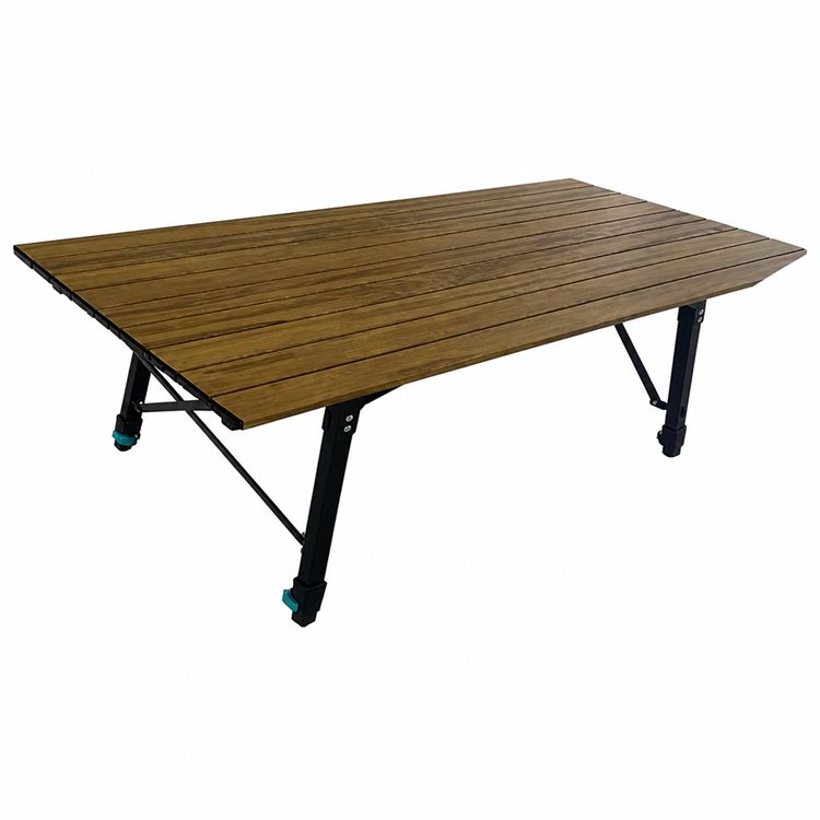 Custom Egg Roll Camping Table Foldable Portable Fold Away Picnic Tables Adjustable Height Dining Table detail 2