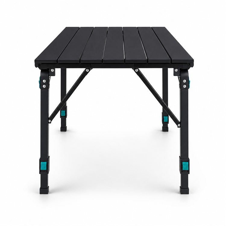 Custom Egg Roll Camping Table Foldable Portable Fold Away Picnic Tables Adjustable Height Dining Table detail 6